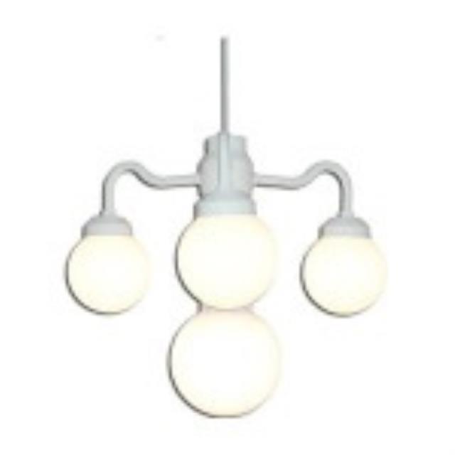 Rental store for White Globe Tent Chandelier in Memphis TN