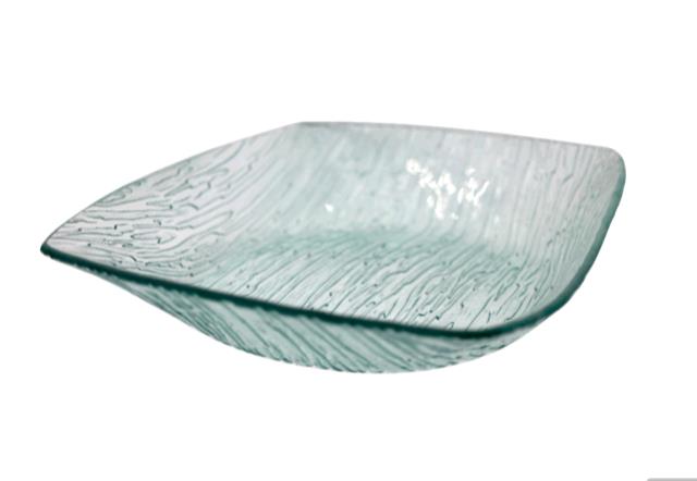 Rental store for Bowl, Glass 13  x 11  Silver Thread in Memphis TN