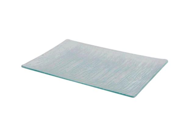 Rental store for Platter, Glass 12  x 8  Silver Thread in Memphis TN