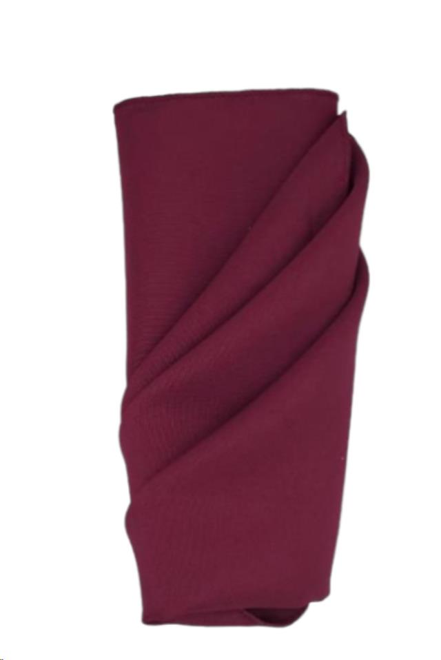 Rental store for 20x20, Maroon Poly Napkin in Memphis TN