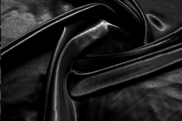 Rental store for Black Shiny Satin Linen in Memphis TN
