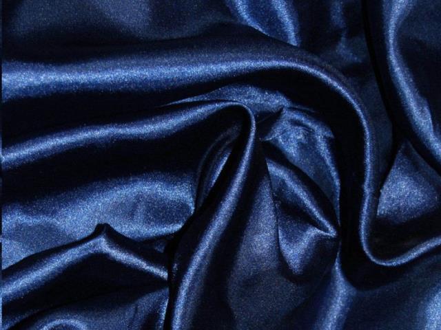 Rental store for Navy Shiny Satin Linen in Memphis TN