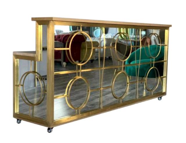 Rental store for Bar, Hollywood Regency GOLD Mirror in Memphis TN