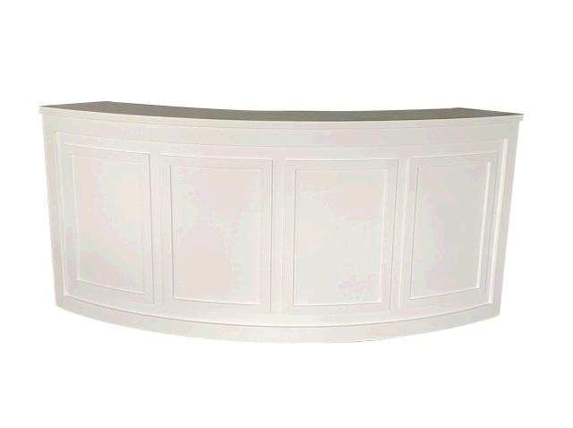 Rental store for Bar, Curved - WHITE Elegance Bar in Memphis TN