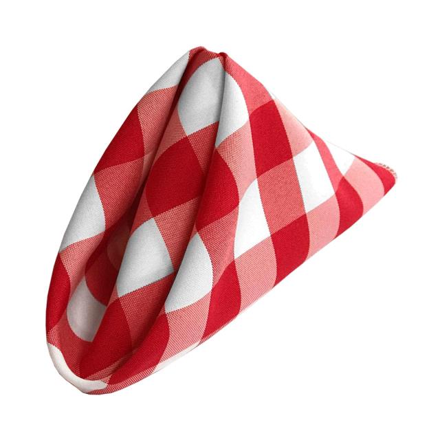 Rental store for 20x20, Red   White Check Napkin in Memphis TN