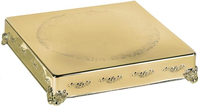 Rental store for Cake Plateau  Gold , 22 in. Square in Memphis TN