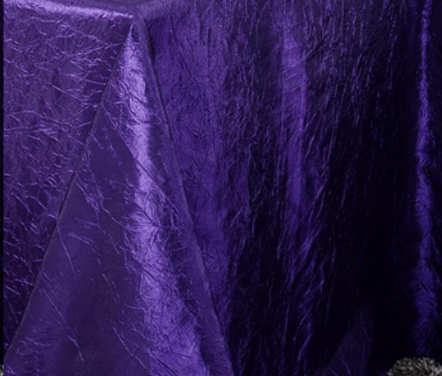 Rental store for Regency Purple Crush Taffeta Linen in Memphis TN