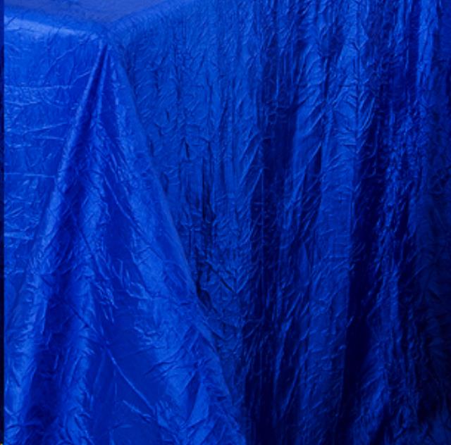 Rental store for Royal Blue Crush Taffeta Linen in Memphis TN