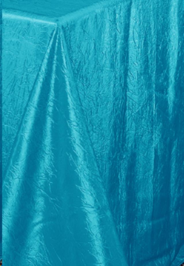 Rental store for Turquoise Crush Taffeta Linen in Memphis TN