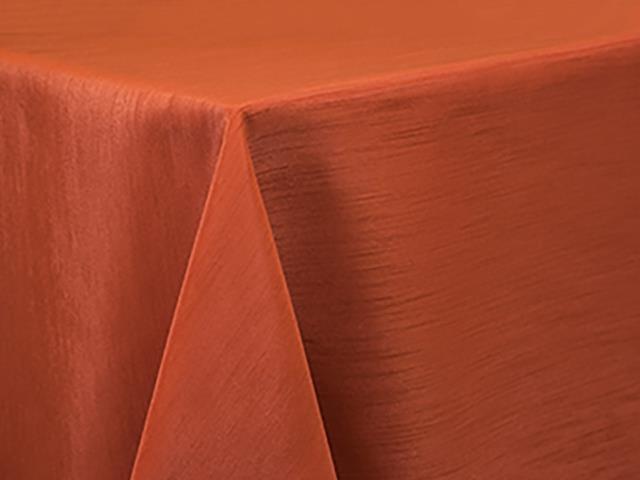 Rental store for Burnt Orange Dupioni Majestic Reversible Linen in Memphis TN