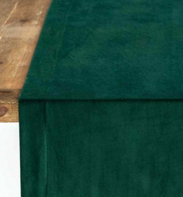 Rental store for 14x72, Runner, Hunter Green Velvet Runner in Memphis TN