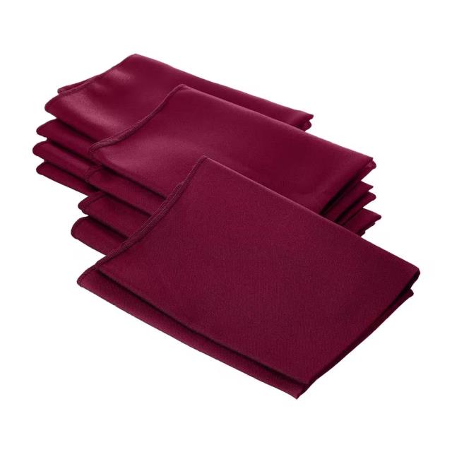 Rental store for Wine Red Poly Napkin 18x18 in Memphis TN