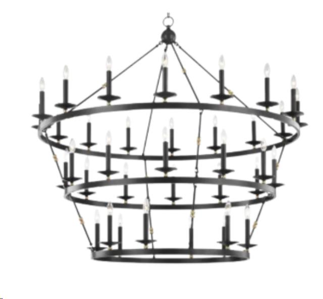 Rental store for Black Cascade Chandelier in Memphis TN