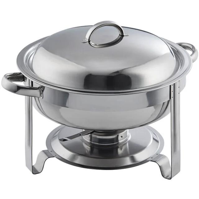 Rental store for Round Chrome Accent Chaffer 4qt in Memphis TN