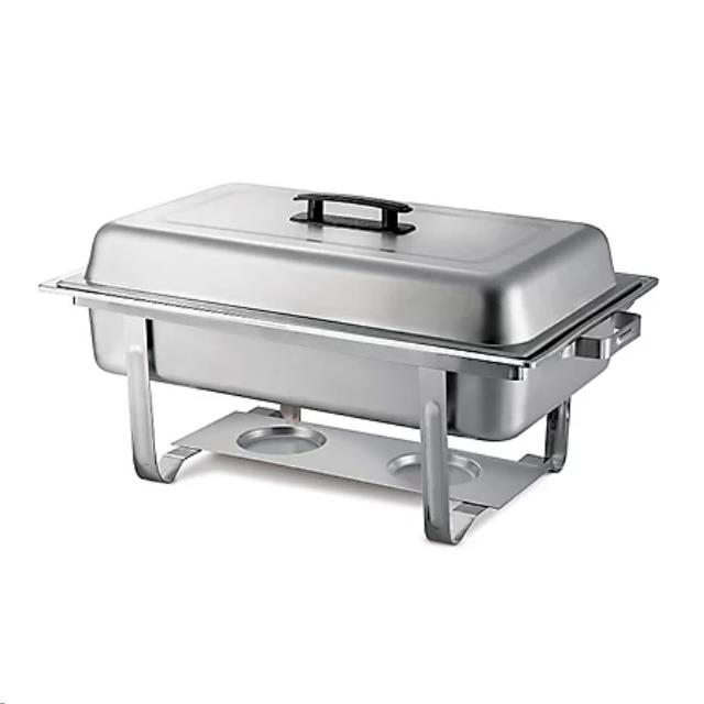 Rental store for Silver Chafing Dish w  Black Handle 8qt in Memphis TN