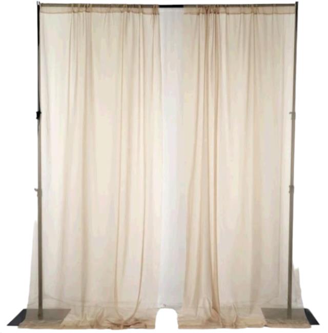 Rental store for Drape, Sand Organza 18ft in Memphis TN