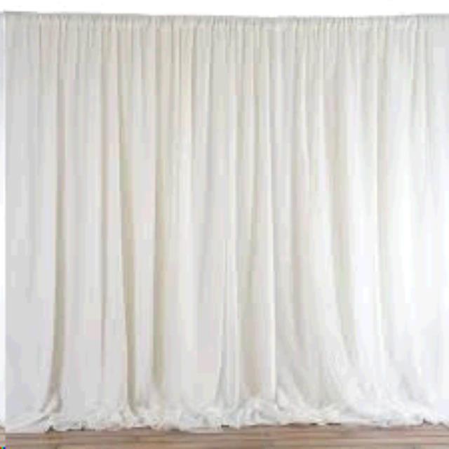 Rental store for Drape, Ivory Sheer 16ft in Memphis TN